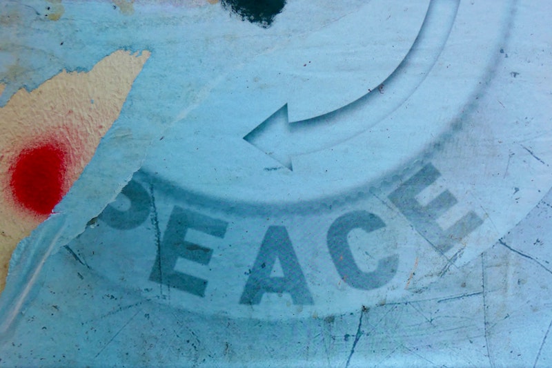 Peace - you wouldn't read about it (elsewhere) - International Day Of Peace - World Peace Day