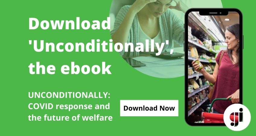 Download 'Unconditionally: COVID response and the future of welfare', a collection of essays edited by The Green Institute.