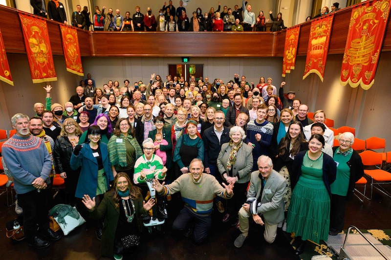 What comes after a Greenslide? Australian Greens celebration