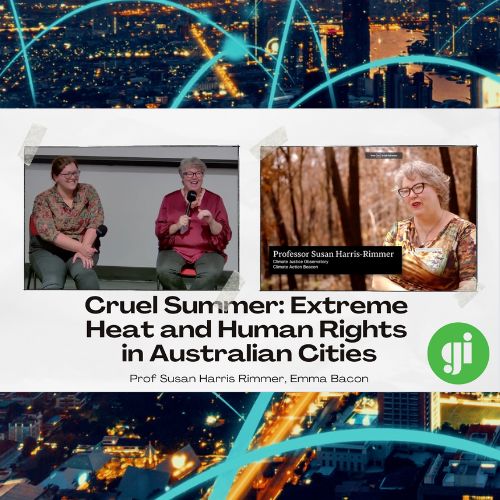 Green Institute Conference - Cruel Summer - Extreme Heat and Human Rights in Australian Cities