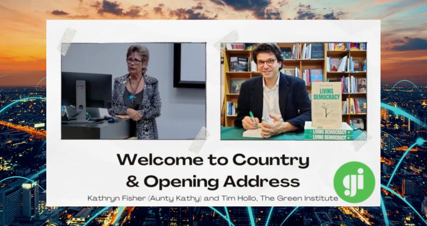 Welcome to Country and Opening Address: Green Institute Conference 2023